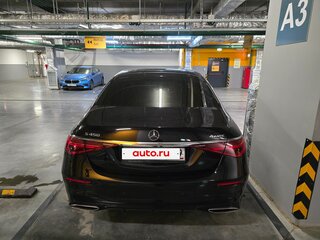 2021 Mercedes-Benz S-Класс 450 Long 4MATIC VII (W223), чёрный, 10500000 рублей, вид 4