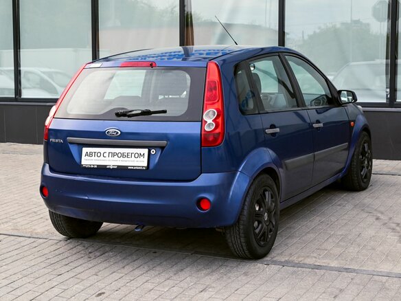2007 Ford Fiesta Mk5, синий - вид 4