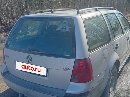 2002 Volkswagen Golf IV, серебристый, 360000 рублей, вид 2