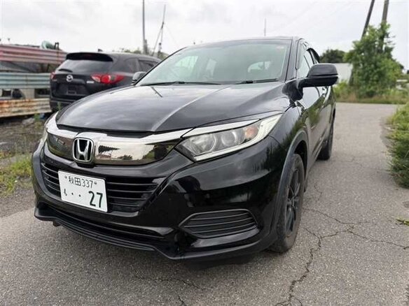 2019 Honda Vezel I Рестайлинг, чёрный, 1290000 рублей