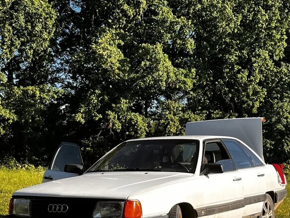 1986 Audi 100 III (C3), белый