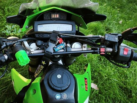 2013 Kawasaki KLX 250, зелёный, 355000 рублей, вид 3