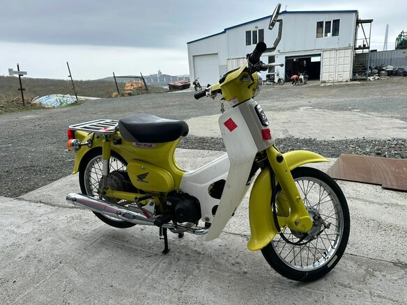 2010 Honda Super Cub, жёлтый, 75000 рублей - вид 5