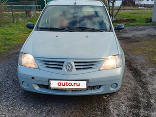 2008 Renault Logan I, серый, 155000 рублей, вид 3