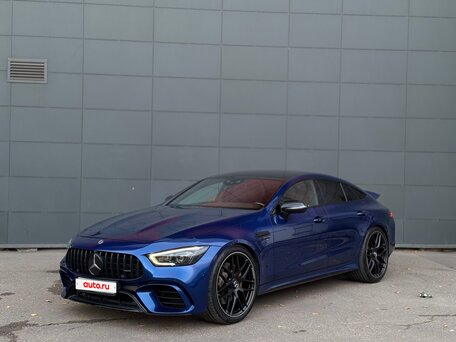 2019 Mercedes-Benz AMG GT 4-Door Coupe 63 I, синий, 6950000 рублей, вид 3