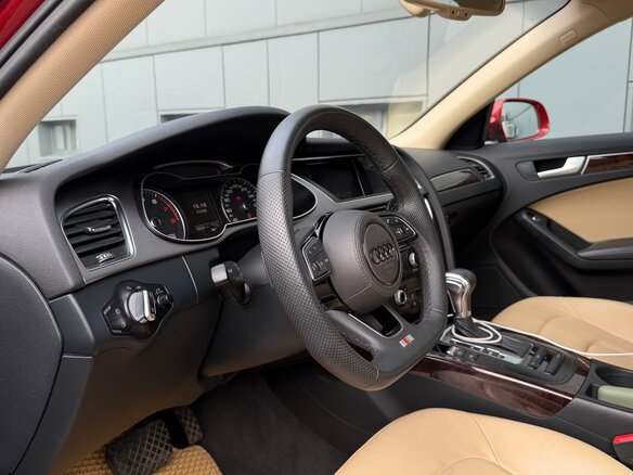 2012 Audi A4 IV (B8) Рестайлинг, красный, 1790000 рублей - вид 9