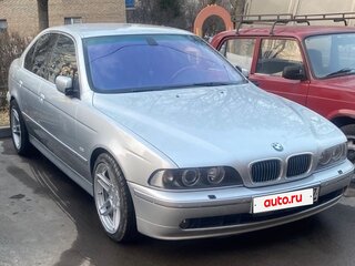 2002 BMW 5 серии 525i IV (E39) Рестайлинг, серебристый, 1500000 рублей, вид 4