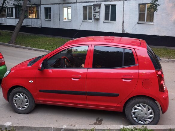 2010 Kia Picanto I Рестайлинг, красный, 540000 рублей - вид 4