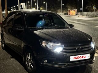 2022 Lada (ВАЗ) Granta I Рестайлинг, чёрный, 725000 рублей, вид 2