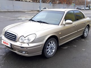 2005 Hyundai Sonata ТагАЗ IV (EF) Рестайлинг, бежевый, 330000 рублей, вид 1