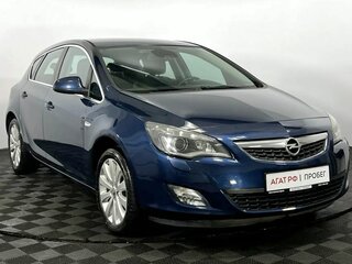 2012 Opel Astra J Рестайлинг, синий, 660000 рублей, вид 4