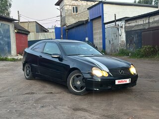 2002 Mercedes-Benz C-Класс 180 II (W203), чёрный, 380000 рублей, вид 2