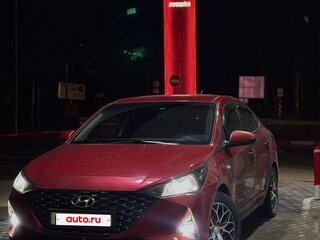2021 Hyundai Solaris II Рестайлинг, красный, 1700000 рублей, вид 2