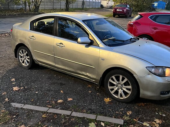 2007 Mazda 3 I (BK) Рестайлинг, серый, 370000 рублей - вид 1