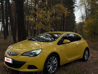 2014 Opel Astra GTC J Рестайлинг, жёлтый, 1250000 рублей, вид 4