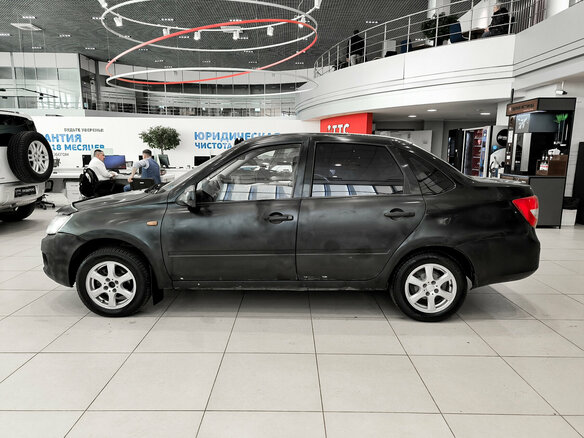 2012 Lada (ВАЗ) Granta I, чёрный, 180000 рублей - вид 7