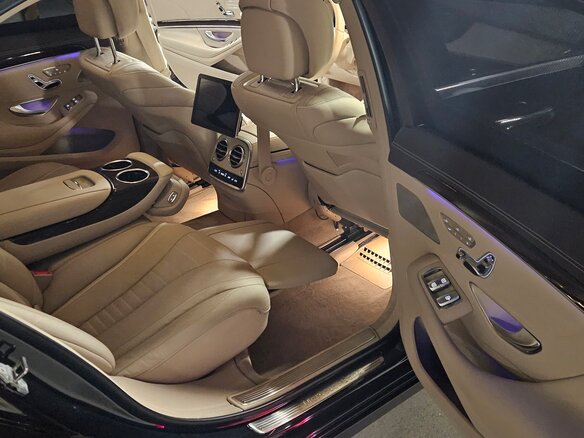 2019 Mercedes-Benz S-Класс 560 Long VI (W222, C217) Рестайлинг, чёрный, 4050000 рублей - вид 12