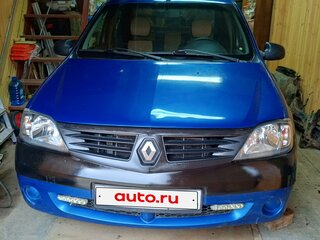 2009 Renault Logan I, синий, 370000 рублей, вид 3