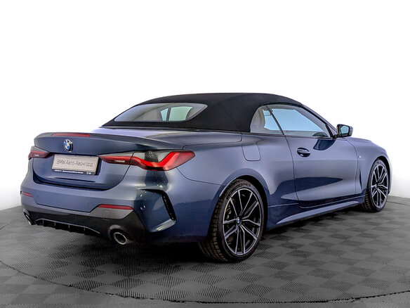 2021 BMW 4 серии 420i G22, G23, G26, синий, 5490000 рублей - вид 4