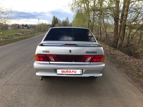 2005 Lada (ВАЗ) 2115, серебристый, 85000 рублей, вид 3