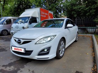 2010 Mazda 6 II (GH) Рестайлинг, белый, 950000 рублей, вид 1