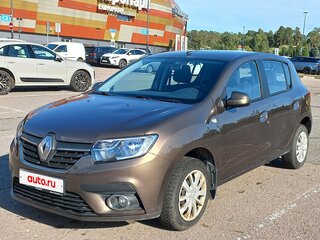 2018 Renault Sandero II Рестайлинг, коричневый, 825000 рублей, вид 1