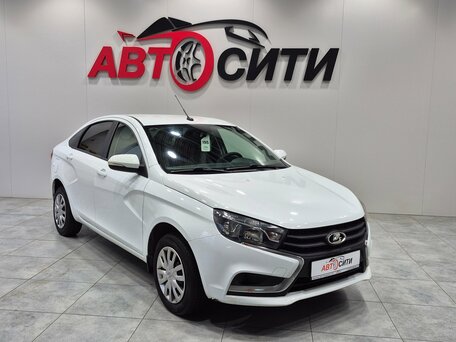 2016 Lada (ВАЗ) Vesta I, белый, 630000 рублей, вид 1