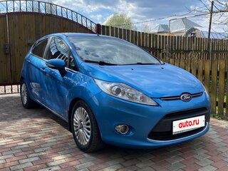 2011 Ford Fiesta Mk6, голубой, 1000000 рублей, вид 2