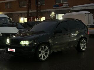 2005 BMW X5 4.4i I (E53) Рестайлинг, чёрный, 1500000 рублей, вид 4