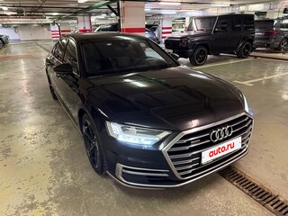 2019 Audi A8 Long 55 TFSI IV (D5), чёрный, 5000000 рублей, вид 2
