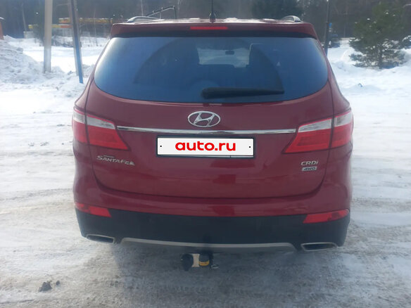2015 Hyundai Santa Fe Grand III, красный, 2500000 рублей - вид 2