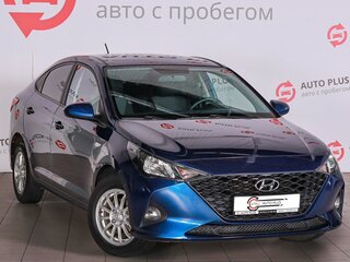 2021 Hyundai Solaris II Рестайлинг, синий, 1599000 рублей, вид 1