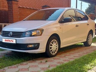 2020 Volkswagen Polo V Рестайлинг, белый, 1550000 рублей, вид 2
