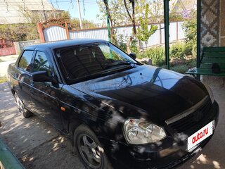2008 Lada (ВАЗ) Priora I, чёрный, 400000 рублей, вид 1