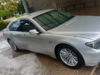2002 BMW 7 серии 735i IV (E65/E66), серебристый, 620000 рублей, вид 2
