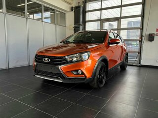 2018 Lada (ВАЗ) Vesta SW I, оранжевый, 900000 рублей, вид 3
