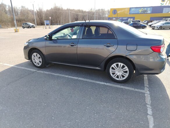 2012 Toyota Corolla X (E140, E150) Рестайлинг, серый, 940000 рублей - вид 4