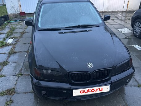 2002 BMW 3 серии 318i IV (E46) Рестайлинг, чёрный, 465000 рублей, вид 2
