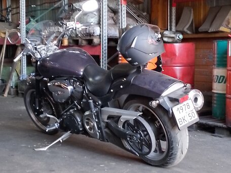 2002 Yamaha XV 1700 Warrior, серый, 600000 рублей, вид 2