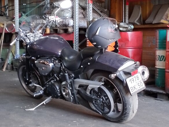 2002 Yamaha XV 1700 Warrior, серый, 600000 рублей - вид 1