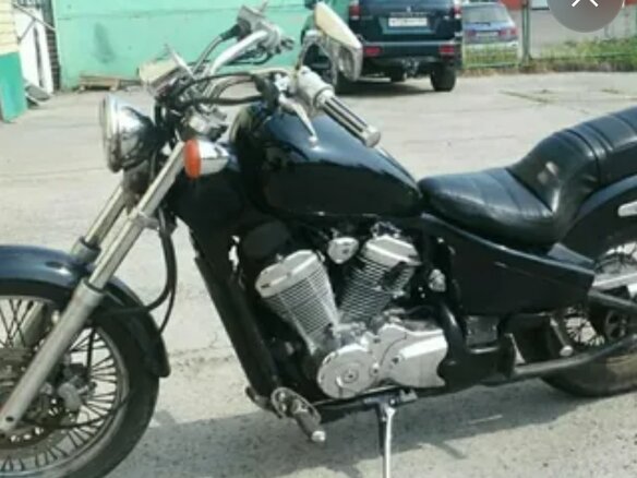 1997 Honda Steed 400, чёрный, 190000 рублей