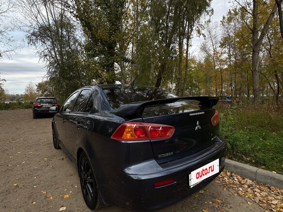 2008 Mitsubishi Lancer X, синий, 900000 рублей - вид 9