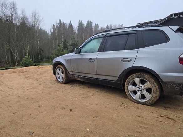 2008 BMW X3 20d I (E83) Рестайлинг, серый, 1620000 рублей - вид 1