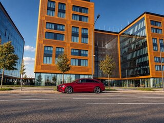 2020 Mercedes-Benz CLA 180 d II (C118, X118), красный, 2199900 рублей, вид 5