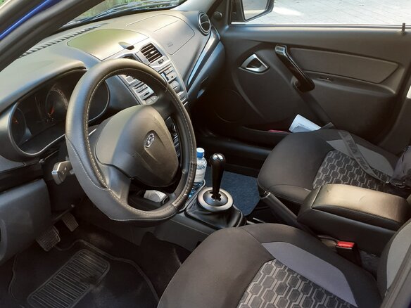 2020 Lada (ВАЗ) Granta Cross I Рестайлинг, синий, 540000 рублей - вид 5