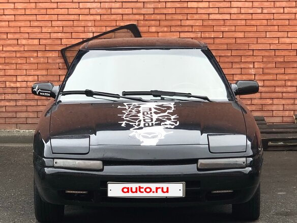 1992 Mazda 323 IV (BG), чёрный, 250000 рублей