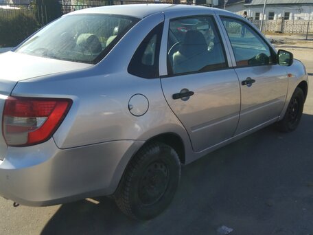 2012 Lada (ВАЗ) Granta I, серебристый, 340000 рублей, вид 3