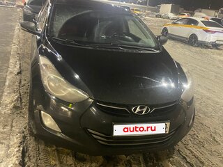 2012 Hyundai Elantra V (MD), чёрный, 949000 рублей, вид 3