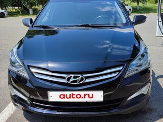 2014 Hyundai Solaris I Рестайлинг, чёрный, 1130000 рублей, вид 1