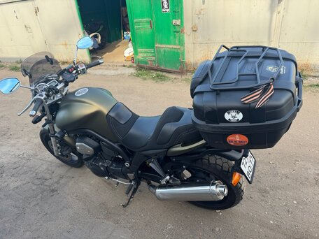 2005 Yamaha BT1100 Bulldog, зелёный, 470000 рублей, вид 2